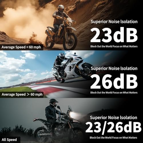 Motorrad Ohrstöpsel Windgeräusch, 45 dB Moto Ohrstöpsel Fahren, Motorrad Gehörschutz, Wiederverwendbare Windgeräuschunterdrückende Ohrstöpsel für Motorrad, Touren, Rennen, Fahren, Schlafen, Konzerte (Schwarz und Rot)