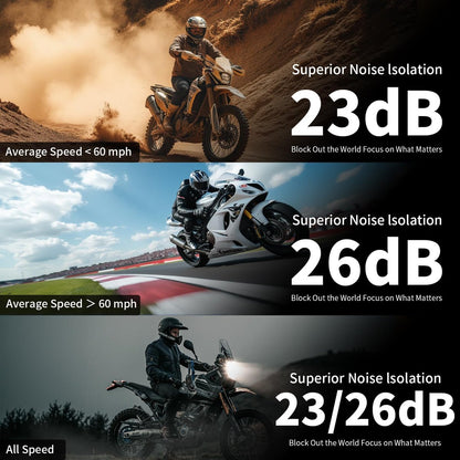 Motorrad Ohrstöpsel Windgeräusch, 45 dB Moto Ohrstöpsel Fahren, Motorrad Gehörschutz, Wiederverwendbare Windgeräuschunterdrückende Ohrstöpsel für Motorrad, Touren, Rennen, Fahren, Schlafen, Konzerte (Schwarz und Rot)