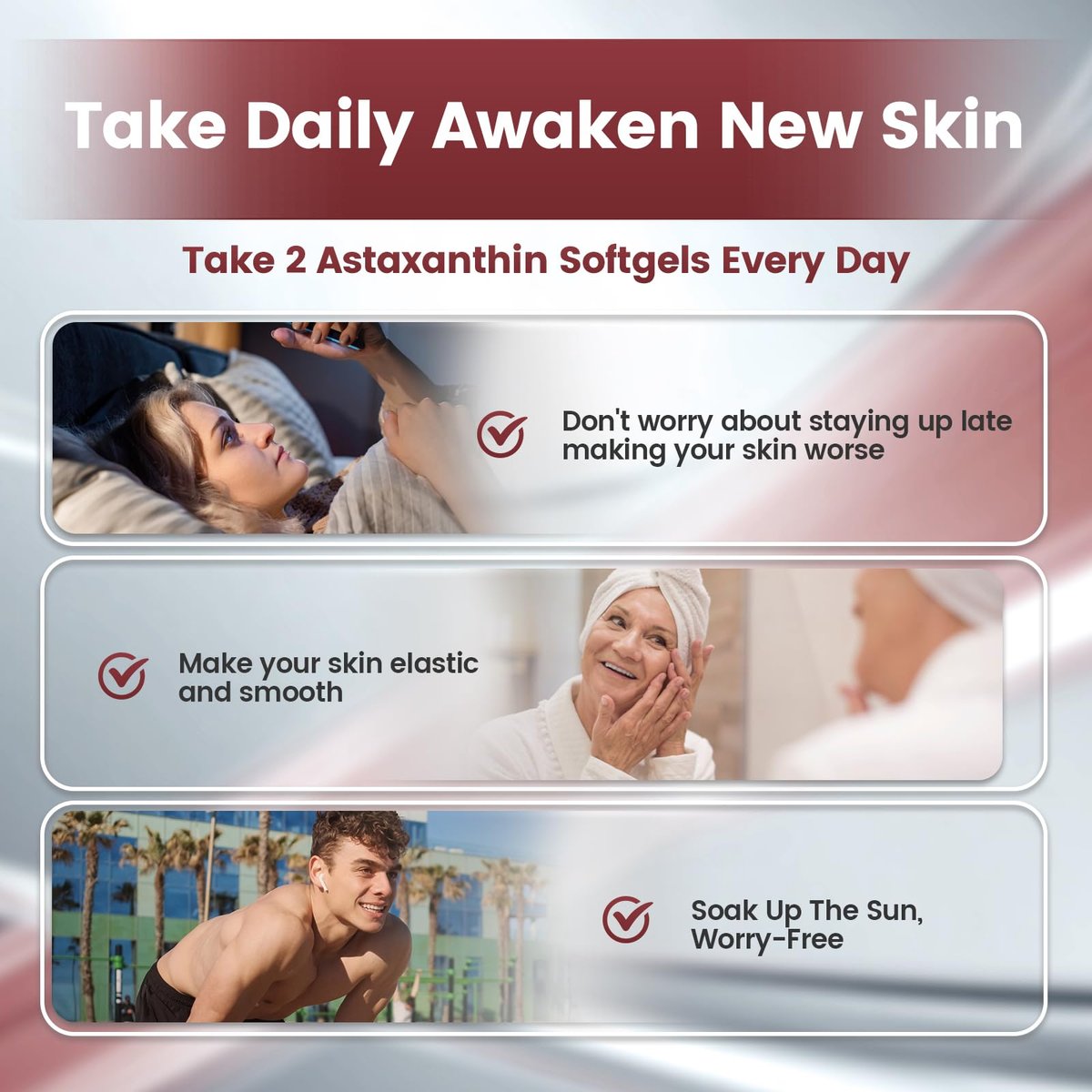 10-in-1 Astaxanthin 12 mg Kapseln – 4 Monate Vorrat, Antioxidans aus Haematococcus Pluvialis, mit Lycopin, Traubenkernöl, Vitamin E – Unterstützt Augen-, Gelenk- und Hautgesundheit
