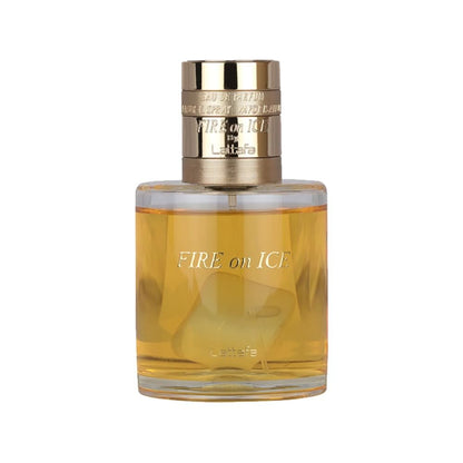Lattafa Fire On Ice – Fruchtig, Würzig, Holziger Amberduft – Eau de Parfum Spray für Unisex, 110 ml