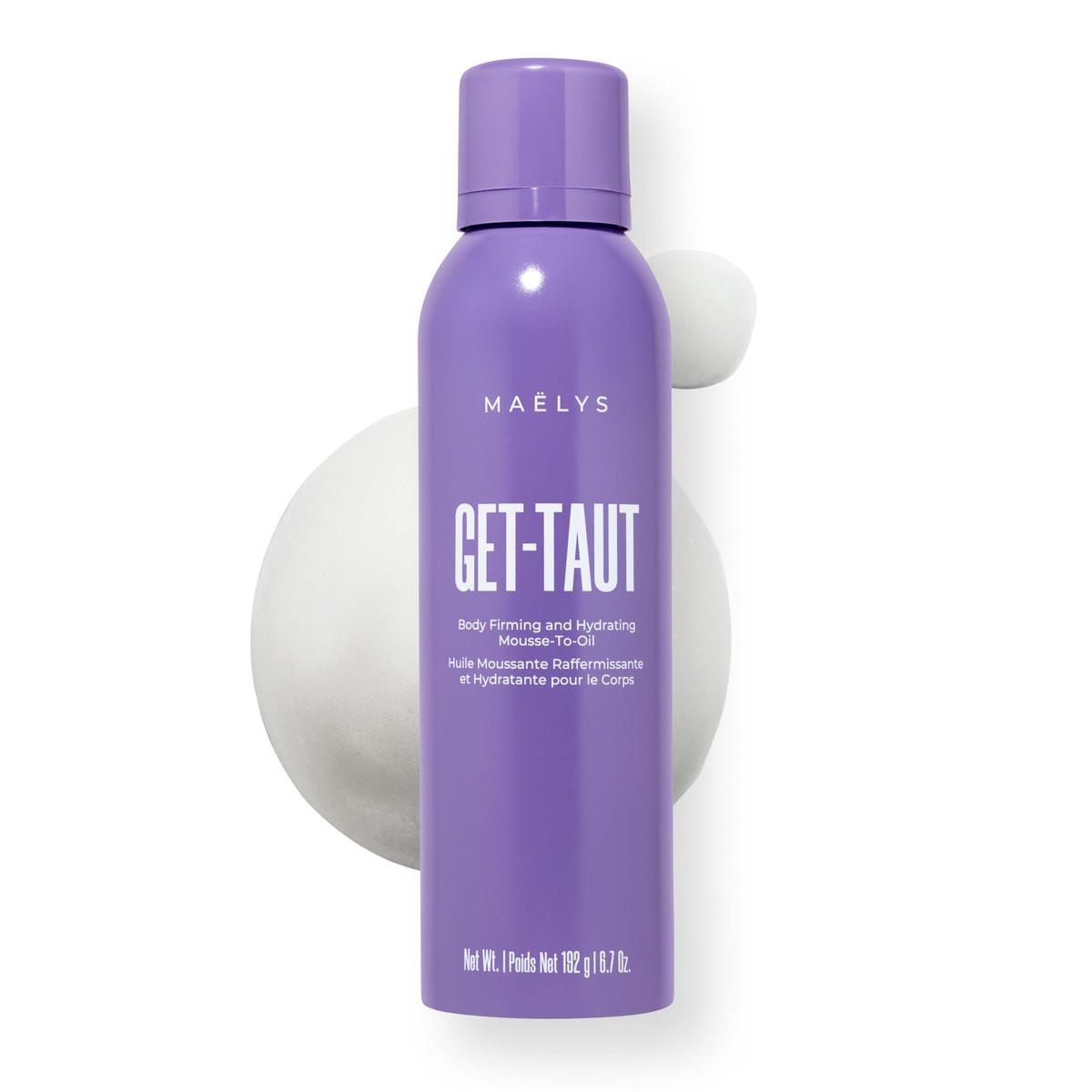 MAËLYS GET-TAUT Feuchtigkeitsspendendes Mousse-zu-Öl Körperöl - Glaucin & Sacha Inchi Pflegeformel für trockene oder faltige Haut - Seidiges Körperöl für Frauen (200 ml)