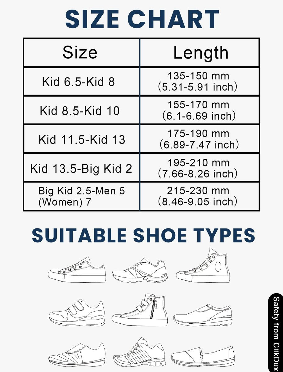 CiikDux AirTag Tracker Schuh-Einlegesohle für Kinder - Versteckter AirTag-Halter Schuh-Einlagen, Cut-to-Fit Bequeme Einlegesohlen für Turnschuhe & Alltagsschuhe (Blau, 175-190 mm Kind 11.5-Kind 13)