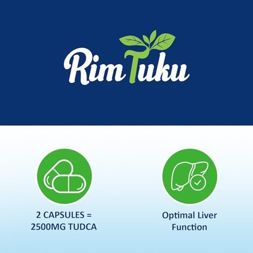 RimTuku 2500 mg TUDCA Nahrungsergänzungsmittel – Gallensalze für Leberentgiftung und Galle-Reinigung, 60 Kapseln