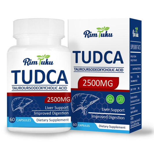 RimTuku 2500 mg TUDCA Nahrungsergänzungsmittel – Gallensalze für Leberentgiftung und Galle-Reinigung, 60 Kapseln