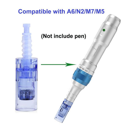HOKYNATI Microneedling Pen Cartridges 36 Pin Bayonet Nadeln 0,3mm 10er Pack Kompatibel mit Dr Pen A6 N2 M5 M7