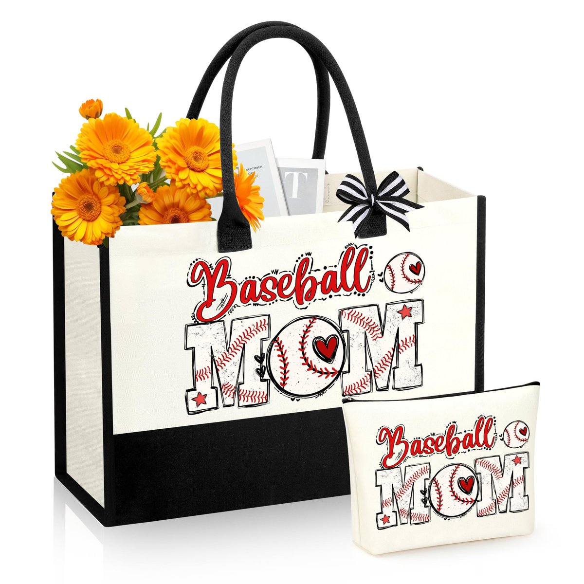 SiplyHaven Baseball Mom Geschenke – Unverzichtbare Taschen für Mütter und Frauen | Geburtstag, Valentinstag