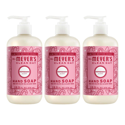Mrs. MEYER'S Clean Day Flüssigseife, Pfefferminze, 12,5 oz (3er-Pack)