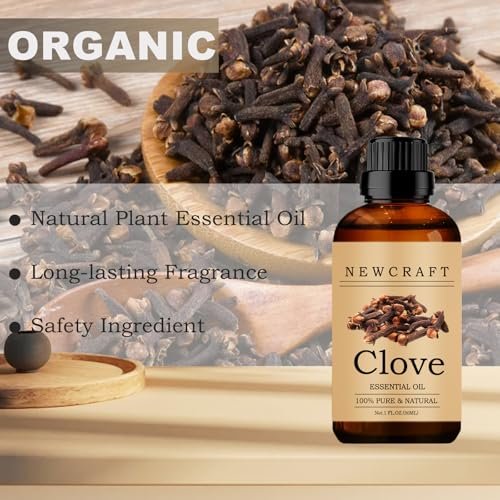 Nelkenöl 100% rein und natürlich, 30 ml – ätherisches Öl für Aromatherapie-Diffuser
