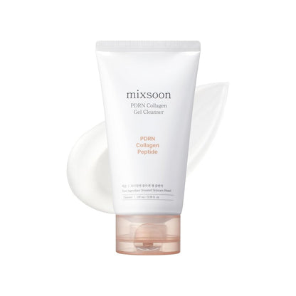 mixsoon PDRN Collagen Gel Cleanser – Tiefenreinigung, leichter täglicher Gel-Reiniger für alle Hauttypen, 100 ml / 3,38 fl.oz. Koreanische Glass Skin Pflege