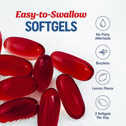 Omega 3 Fischöl + Coenzym Q10 | 1305 mg Omega-3 mit 100 mg CoQ10 für Herzgesundheit, Zellenergie und antioxidative Unterstützung | CoQ10 + Omega-3 Nahrungsergänzung | Non-GMO | 60 Kapseln