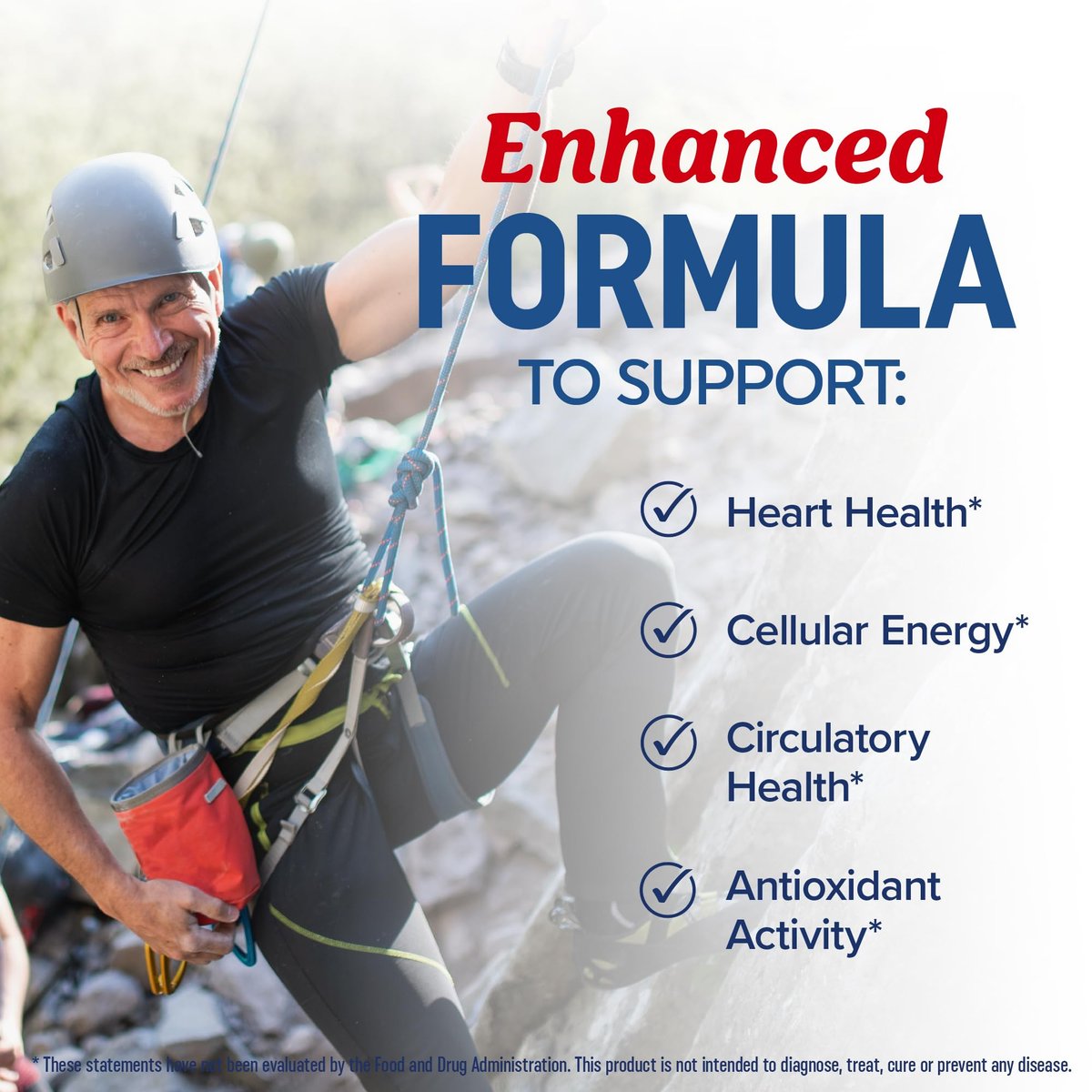 Omega 3 Fischöl + Coenzym Q10 | 1305 mg Omega-3 mit 100 mg CoQ10 für Herzgesundheit, Zellenergie und antioxidative Unterstützung | CoQ10 + Omega-3 Nahrungsergänzung | Non-GMO | 60 Kapseln