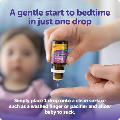 Ddrops Baby Bedtime Drops – Bio Flüssigkeit für abendliche Schlafenszeit-Routinen, 60 Portionen