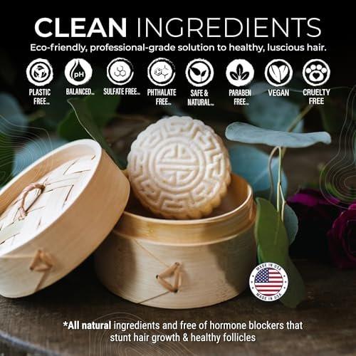 Viori Coconut Advanced Repair Shampoo & Conditioner Bar Set – Longsheng Reiswasser & Jojoba-Ester – Sulfatfrei, umweltfreundlich, Reisebars für trockenes oder geschädigtes Haar