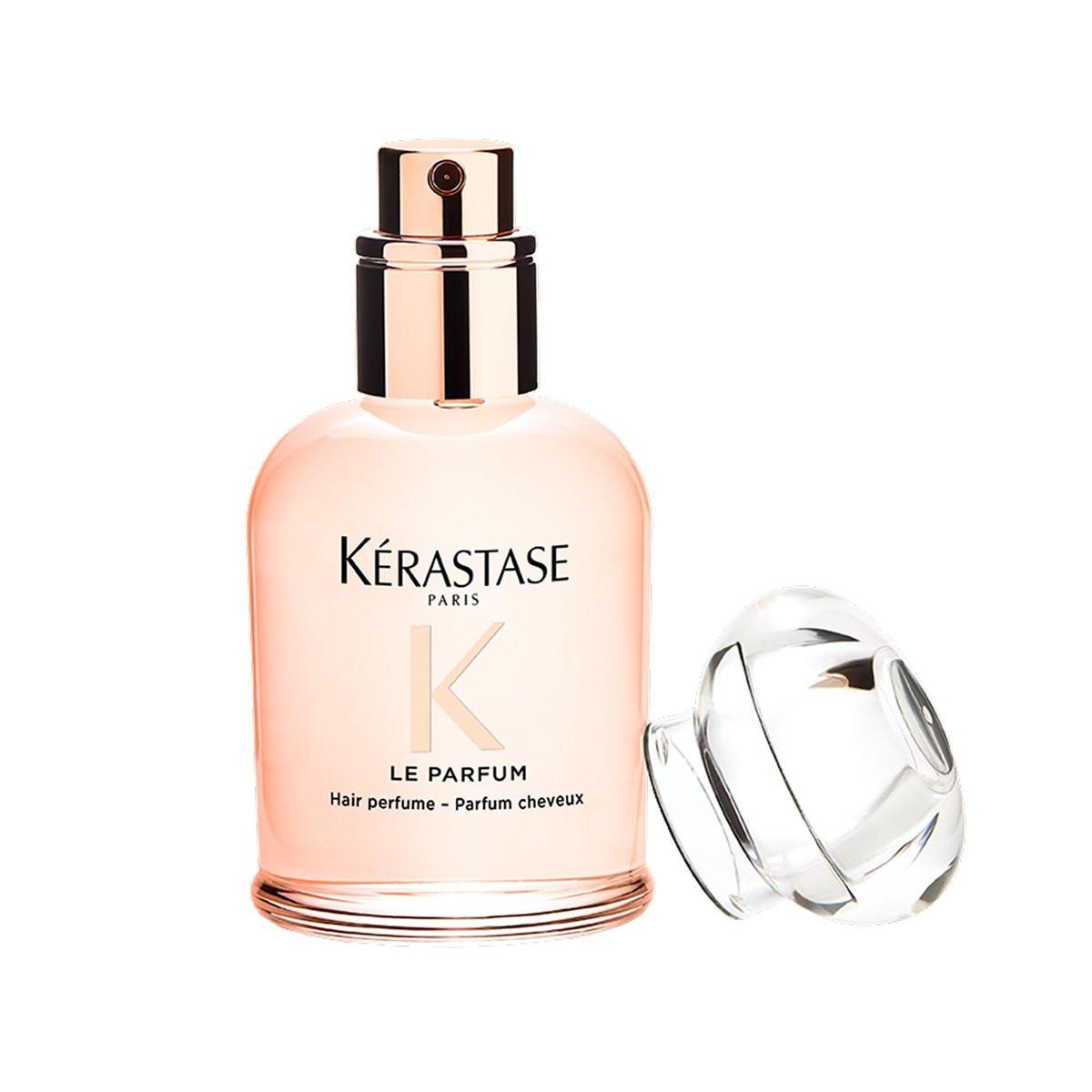 Kérastase Gloss Absolu Le Parfum – Duftendes Haarparfüm mit Zitrus- und Blumennoten für unterwegs, für weicheres Haar, mit Bergamotte, Zitrone und Vanille, 1,7 oz (50 ml)