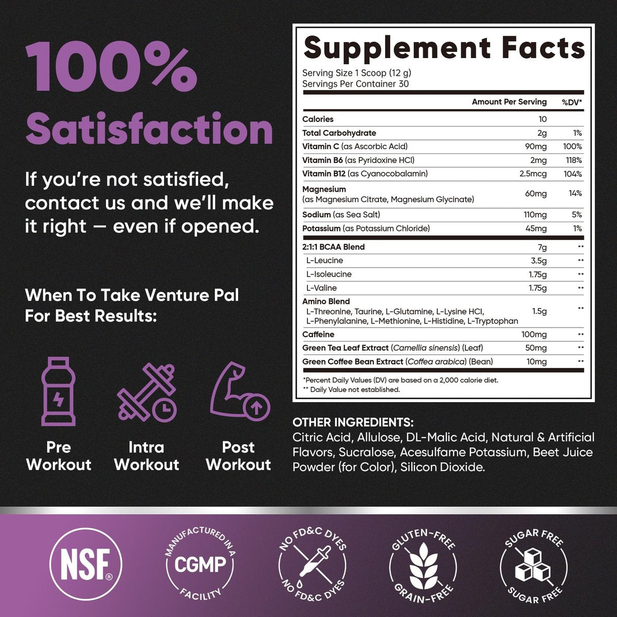 Zuckerfreies 7g BCAA + EAA Pulver | Unterstützt Muskelerholung, Wachstum, Kraft & Ausdauer – 11 essentielle Aminosäuren mit L-Glutamin, Koffein, Vitaminen & Elektrolyten für Energie & Hydration