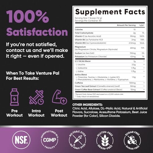 Zuckerfreies 7g BCAA + EAA Pulver | Unterstützt Muskelerholung, Wachstum, Kraft & Ausdauer – 11 essentielle Aminosäuren mit L-Glutamin, Koffein, Vitaminen & Elektrolyten für Energie & Hydration
