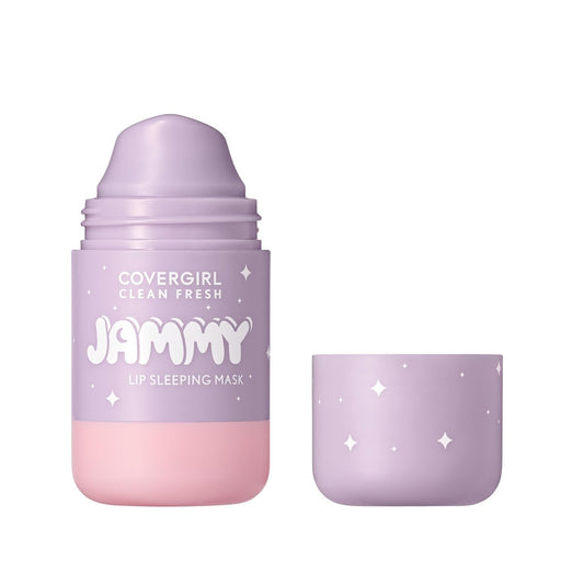COVERGIRL Clean Fresh Jammy Lip Sleeping Mask – 10 Whipped Lavender, 0,24 Fl Oz