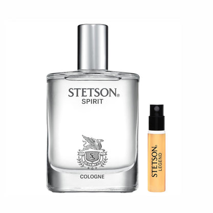 Stetson Spirit 1.7 oz Eau de Cologne mit 1,5 ml Legend Probe