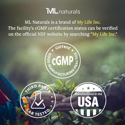 ML Naturals Micronisiertes Kreatin Monohydrat 5 g pro Portion – 300 g (10,5 oz) – 60 Portionen – Unterstützt Muskelwachstum & Kraft – 200 Mesh Reines Pulver