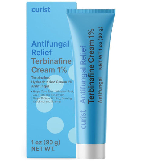 Curist Terbinafin Creme 1% – Antimykotische Fußpilzbehandlung, 30 g (1 Unze) – Gegen Fußpilz, Ringelflechte & Jock Itch