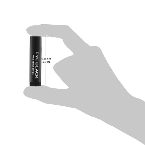 DALVGFN 12er Pack Eye Black Stick – Anti-Glare Augenfarbe für Baseball, Football, Softball, Lacrosse – Schweißfestes Augenschwarz – Glatte & langanhaltende Formel – Game Day Accessoires