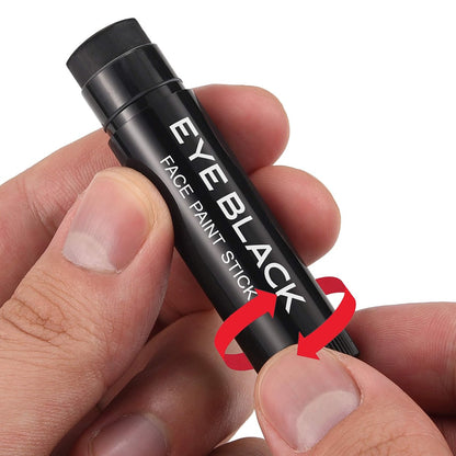 DALVGFN 12er Pack Eye Black Stick – Anti-Glare Augenfarbe für Baseball, Football, Softball, Lacrosse – Schweißfestes Augenschwarz – Glatte & langanhaltende Formel – Game Day Accessoires