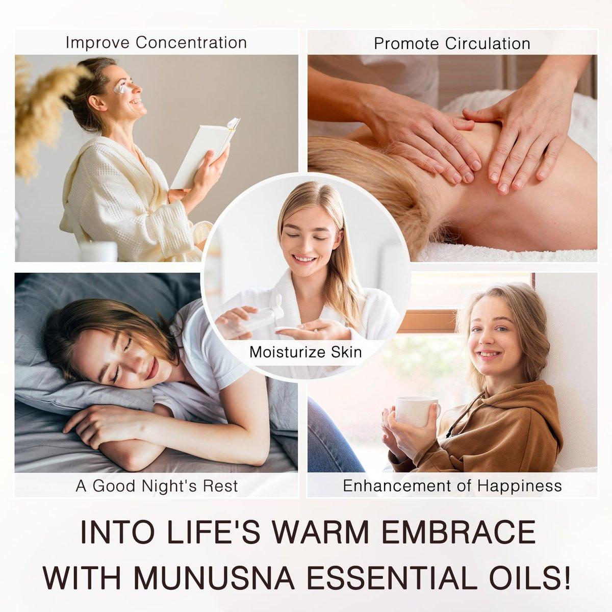 MUNUSNA Vanille ätherisches Öl, 100% natürlich und rein, 100 ml, Premium-Qualität für Aromatherapie, Diffuser, Luftbefeuchter, Hautpflege, Kerzen- und Seifenherstellung