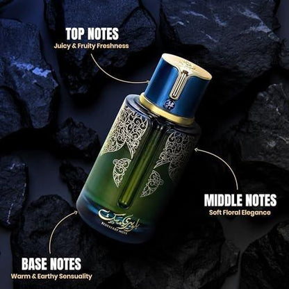 PERENNIX Blueberry Musk Eau de Parfum – Langanhaltendes Unisex-Parfüm für Männer und Frauen, reichhaltiger & sinnlicher Duftspray – kräftiger fruchtig-blumiger Duft mit holziger Basis – 100 ml / 3,4 Fl Oz