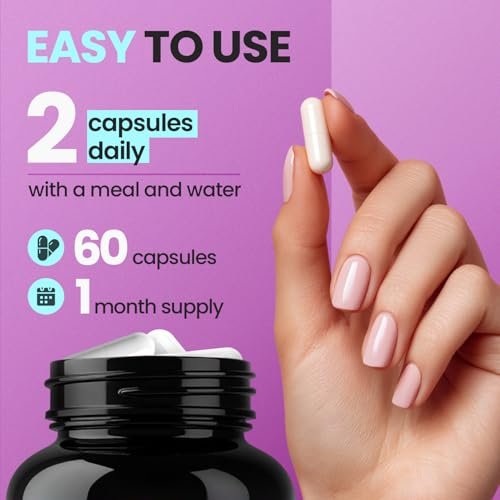 Biotin | Kollagen | Keratin Booster mit Hyaluronsäure – Kräftigeres Haarwachstum, Gesunde Haut & Stärkere Nägel – Extra stark – Multi-Vitamin-B-Komplex – Für Frauen & Männer – Hergestellt in den USA – 60 Kapseln