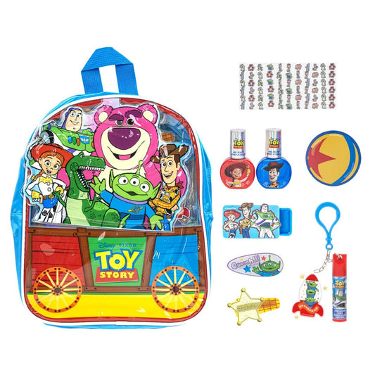 Toy Story Make-up Set für Kinder – Geschenk-Set mit Nagellack, Lipgloss, Lippenbalsam, Haarklammern und Tasche von Townley Girl