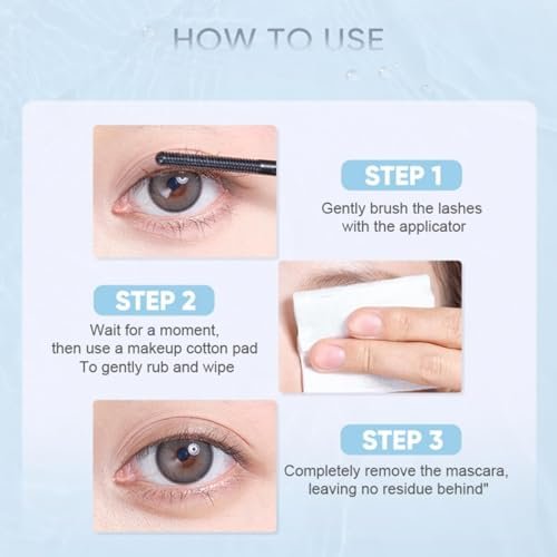 JUDYDOLL Mascara-Entferner – Sanfter Reiniger für wasserfestes Augen-Make-up, ideal für Judydoll Iron Mascara, keine Reizung, schnell, sicher & einfach, geeignet für empfindliche Haut
