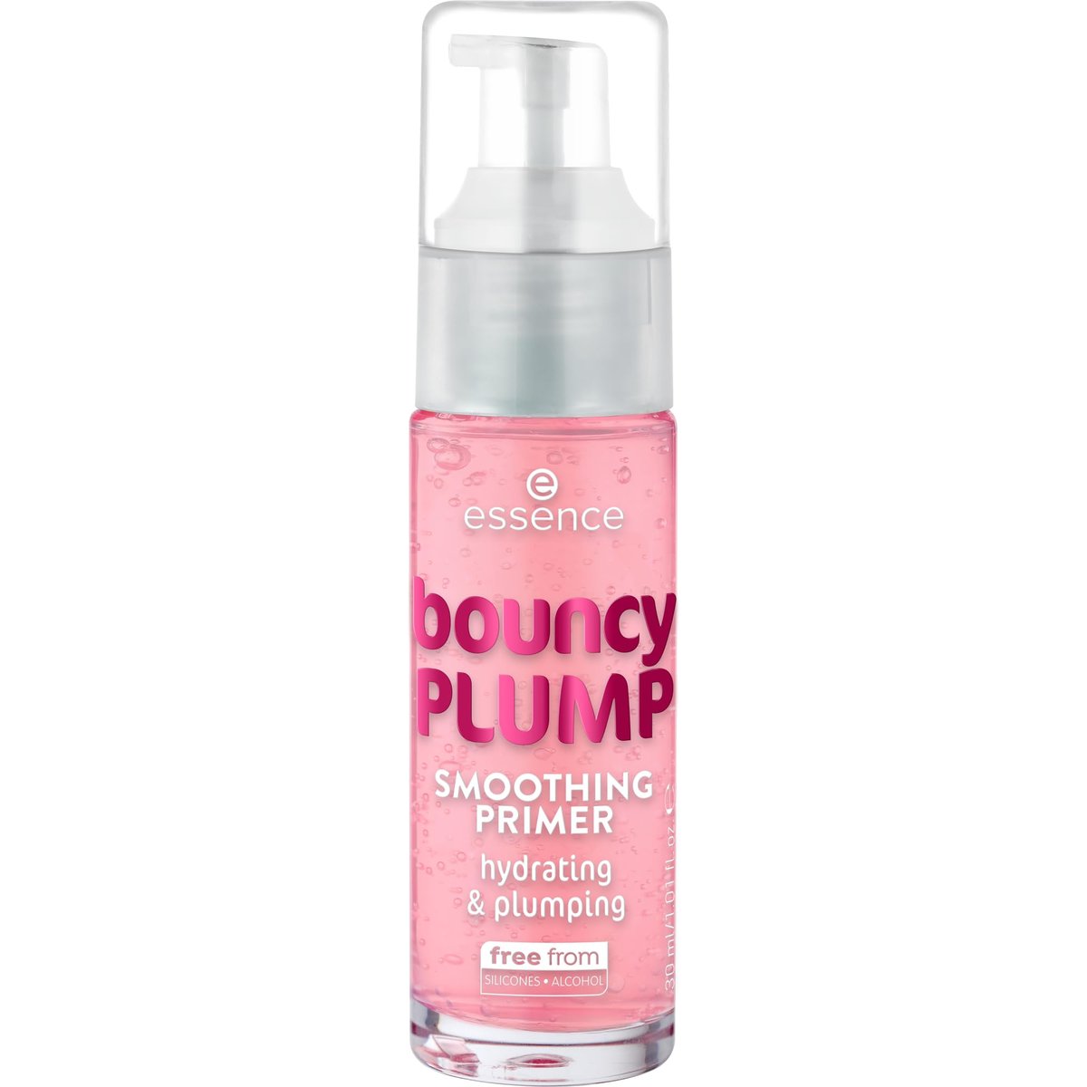 essence Bouncy Plump Smoothing Primer | Kühlender Gel-Primer für pralle, glatte & hydratisierte Haut | Frischer Wassermelonenduft | Vegan & tierversuchsfrei