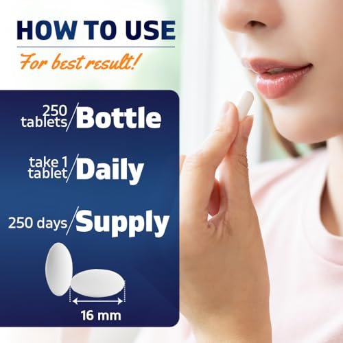 Vitamatic Kalium 99mg – 250 Tabletten – Kaliumchlorid für Muskel-, Herz- und Nervenfunktion – Elektrolyt-Unterstützung – Non-GMO, glutenfrei