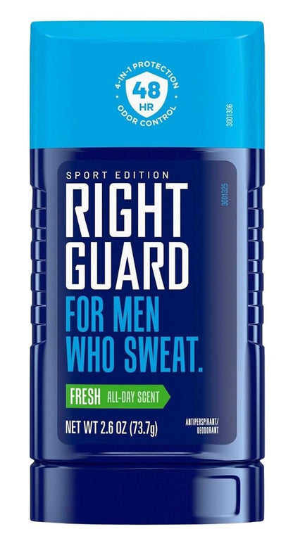Right Guard Sport Fresh Deodorant, 2,6 Unzen – Lang anhaltender Frische-Deodorant für Männer