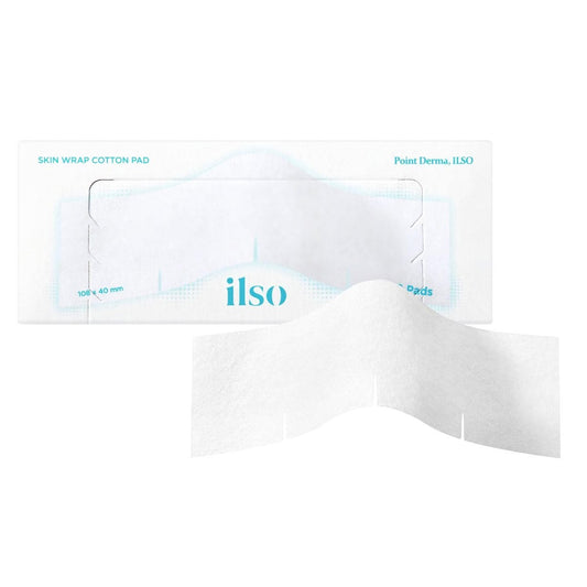 ILSO Skin Wrap Baumwollpad, dünne Schicht für DIY Tonerpad und Tuchmaske, 40 Blatt, 4 x 10,8 cm, koreanische Hautpflege