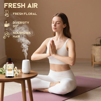 Kamillen Ätherisches Öl – Kamillenduftöl für Schlafhilfe, Diffuser, Luftbefeuchter, Massage, DIY Seife, Kerze, Hautpflege, Geschenkfertig – MLYNKL Kamillenöle (130 ml)