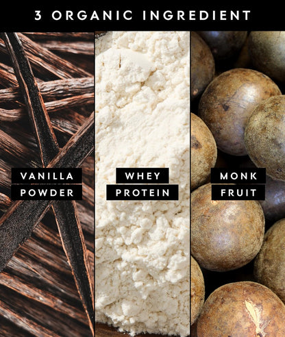 Truvani Bio Molkenproteinpulver Vanille | 20g Weideprotein | USDA Bio & Non-GMO | Glutenfrei | Ohne Gummi, Soja, Stevia & Zuckerzusatz
