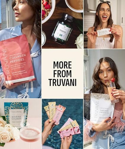Truvani Bio Molkenproteinpulver Vanille | 20g Weideprotein | USDA Bio & Non-GMO | Glutenfrei | Ohne Gummi, Soja, Stevia & Zuckerzusatz