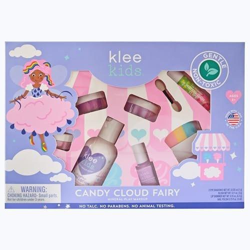Klee Naturals Deluxe Mineral Play Makeup Kit – Sanftes, ungiftiges Kinder-Makeup, hergestellt in den USA (Candy Cloud Fairy)