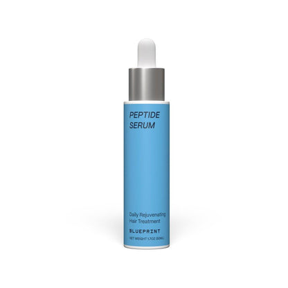 Blueprint Bryan Johnson Haar-Peptid-Serum – 8 Peptide Kopfhautbehandlung mit Koffein & Curcumin – Duftfreies Kopfhautserum für dichteres, volleres Haar – Leichte Leave-In Formel (50 ml)