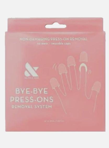 Olive & June Press-Ons Nagellackentferner-Set – 32 Stück, 60 ml