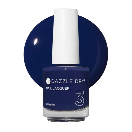 Dazzle Dry Nagellack (Schritt 3) - Midnight Sky - Reichhaltiges, tiefes Tintenblau. Volle Deckkraft. (0,5 fl oz)