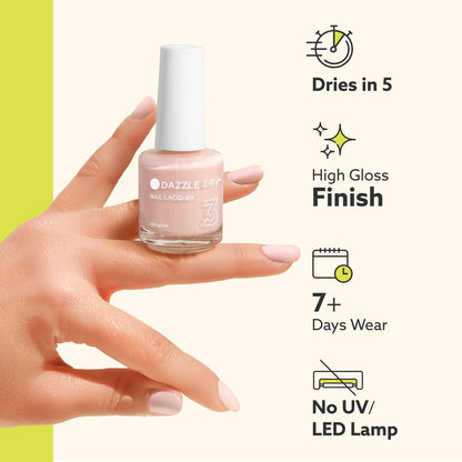 Dazzle Dry Nagellack (Schritt 3) - Midnight Sky - Reichhaltiges, tiefes Tintenblau. Volle Deckkraft. (0,5 fl oz)
