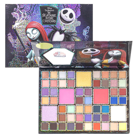 Nightmare Before Christmas 55 Well Lidschatten-Palette mit Spiegel – Schimmernde & Matte Farben für Mädchen & Teens, von Townley Girl