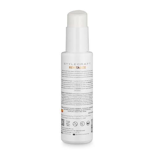 StyleCraft SC360 Cell Science Revitalize Hair Cream – Nährende & Kräftigende Haarpflege mit Apfelzellextrakt, Jojoba-, Traubenkern- & Arganöl – Frizz-Kontrolle, Feuchtigkeit & Glanz – 100 ml