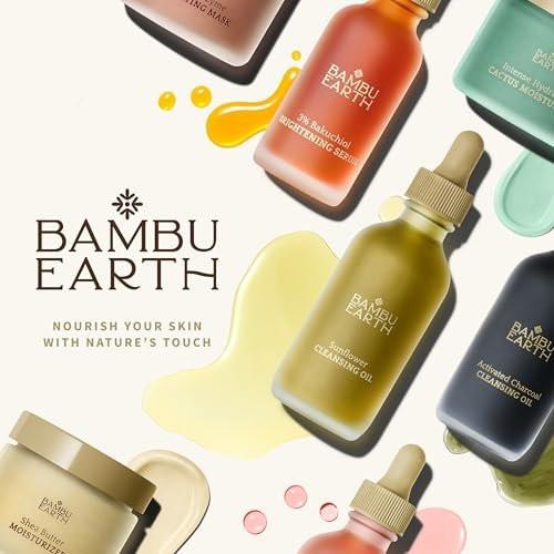 Bambu Earth Apfelessig Gesichtstonikum – Klärendes und erfrischendes alkoholfreies Gesichtswasser mit Rosmarinhydrolaten – reinigt sanft und stellt das pH-Gleichgewicht der Haut wieder her – 118 ml