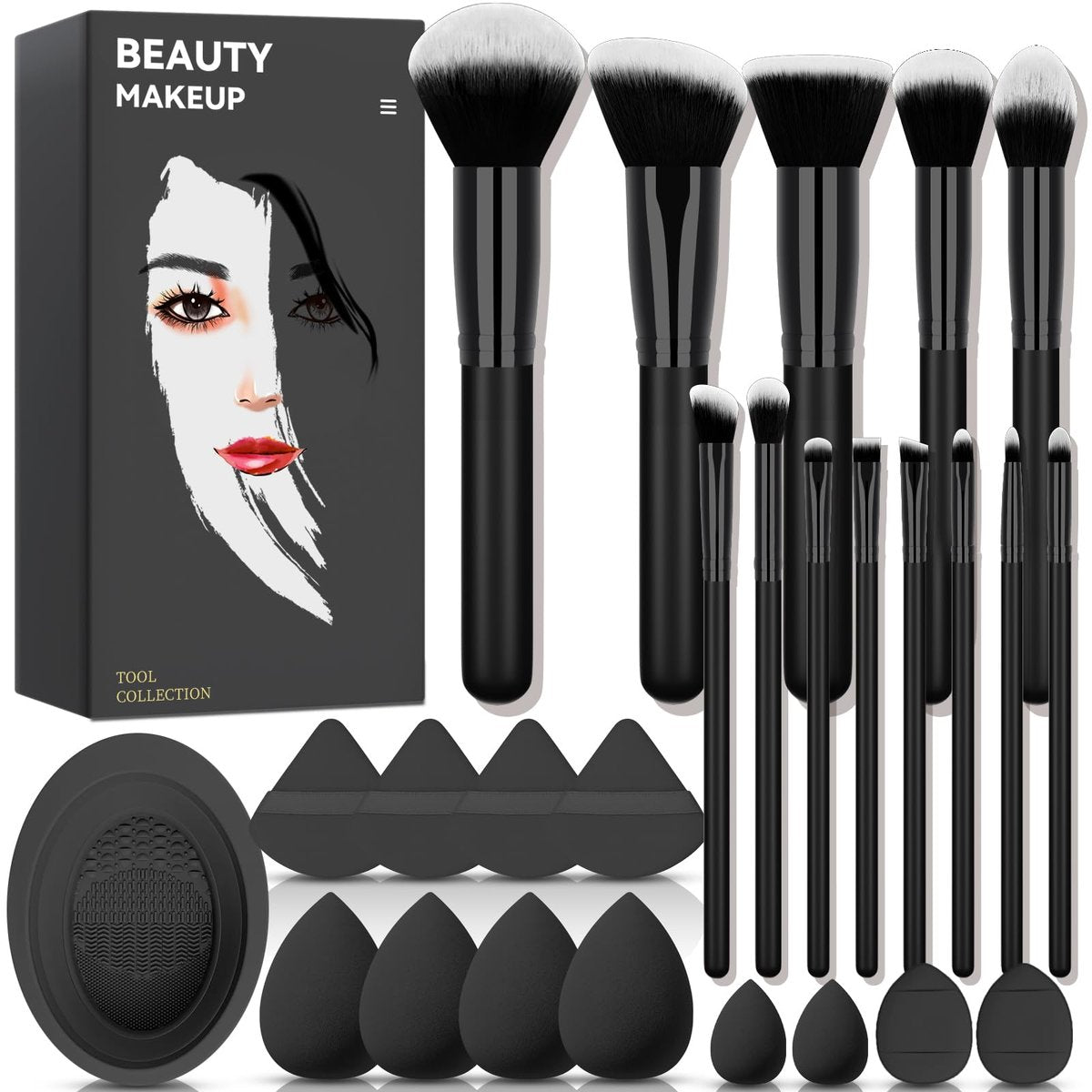Koccido Makeup Pinselset 26-teilig – Foundation Pinsel, Lidschattenpinsel, Make-up Pinsel Set