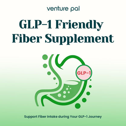 6-in-1 Tägliches Präbiotisches Ballaststoffpulver für Darm- & Verdauungsgesundheit, GLP-1-freundlich, Zuckerfreies Ballaststoff-Supplement mit Probiotika, Kollagenpeptiden & Elektrolyten – für Frauen & Männer – 7,8 oz