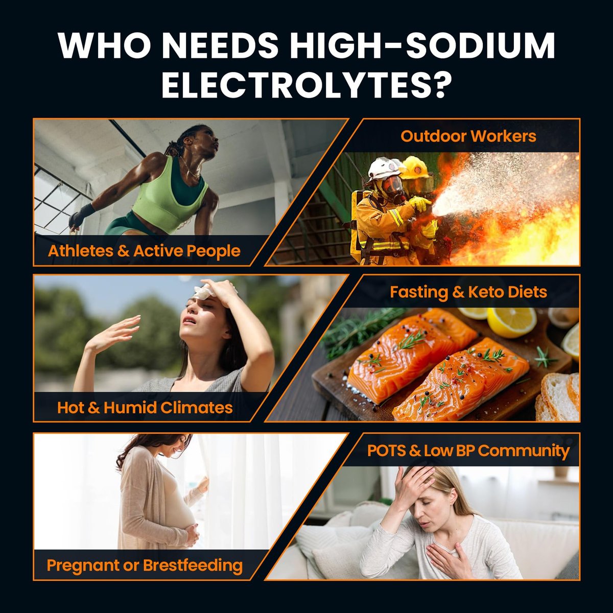 Venture Pal High Sodium Elektrolyt-Pulver-Päckchen | Zuckerfreies Hydrationsgetränk mit Natrium, Kalium, Magnesium & Vitaminen | Null Kalorien | Keto, Vegan & Paleo geeignet | 30 Sticks