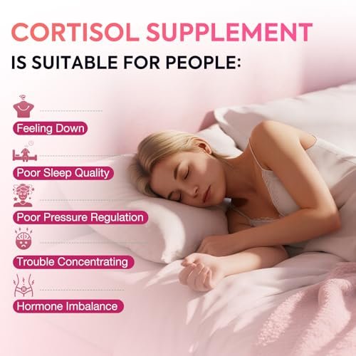 Efioist Cortisol Supplement für Frauen – 17-in-1 Hormonbalance mit Ashwagandha, Rhodiola Rosea, Magnesiumglycinat, Omega-3 – für Stimmung, Fokus und Schlaf – 60 Kapseln